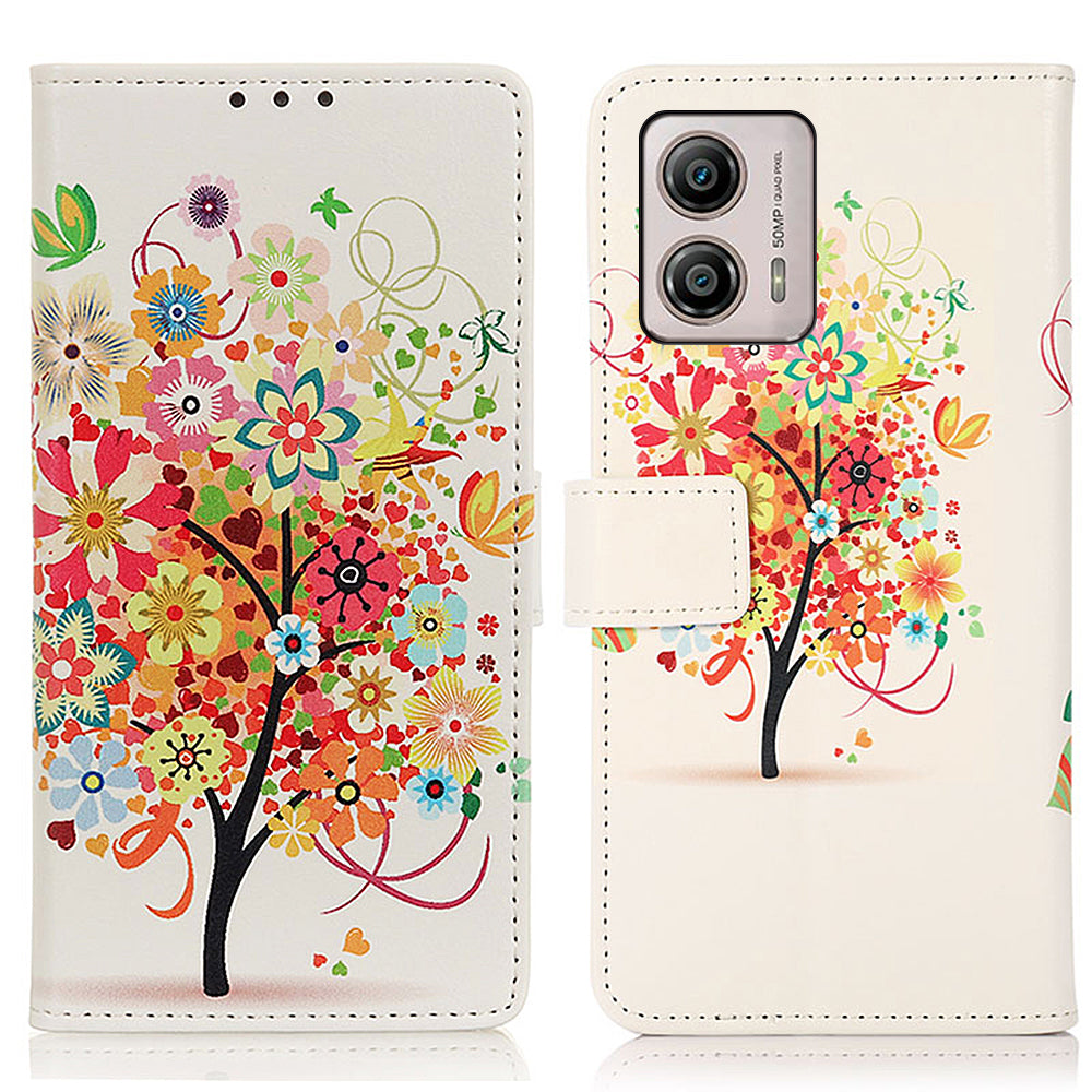 For Motorola Moto G53 5G G13 4G G23 4G Pattern Printing Phone Wallet Case Stand PU Leather Cell Phone Cover For Motorola Moto G53 5G G13 4G G23 4G Pattern Printing Phone Wallet Case Stand PU Leather Cell Phone Cover